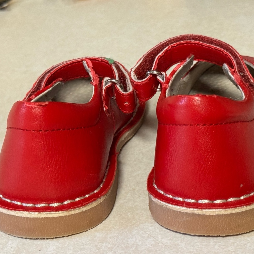 L’Amour Ollie Leather Mary Jane SZ 10 Red - Picture 8 of 10